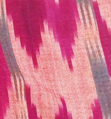 Magenta Purple ikat pattern - Harper Pant