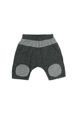 Gray Knee Patch Shorts by Joah Love