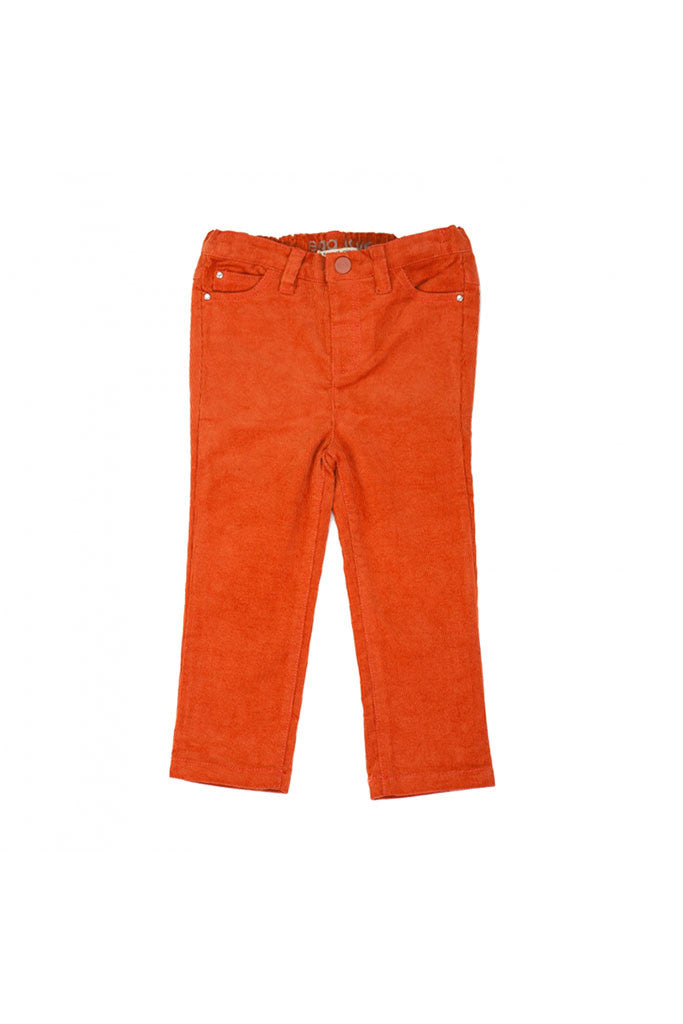 Boys Corduroy Pants - Burnt Orange