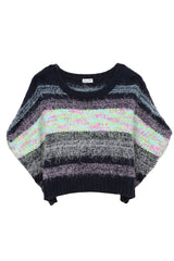 Poncho Style Mixed Yarn Sweater by Splendid